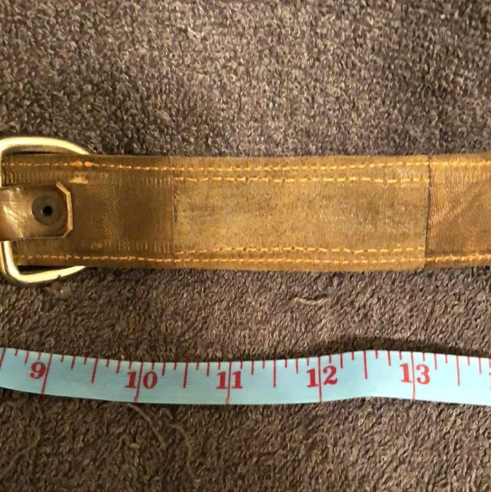 Leather And Macrame Dog Collar